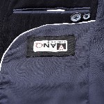 MANQ Mandarin Collar Slim-Fit Bandhgala Single-Breasted Blazer