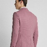 Peter England Elite Self-Design Single-Breasted Slim-Fit Formal Blazer