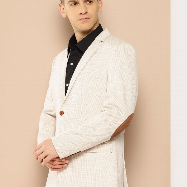 INVICTUS Single-Breasted Slim Fit Smart Casual Blazer