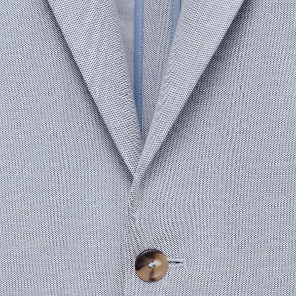 MANGO MAN Notched Lapel Collar Single-Breasted Blazers with Double Vents