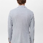 MANGO MAN Notched Lapel Collar Single-Breasted Blazers with Double Vents