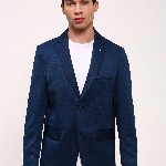 SHOWOFF Slim-Fit Single-Breasted Cotton Blazer