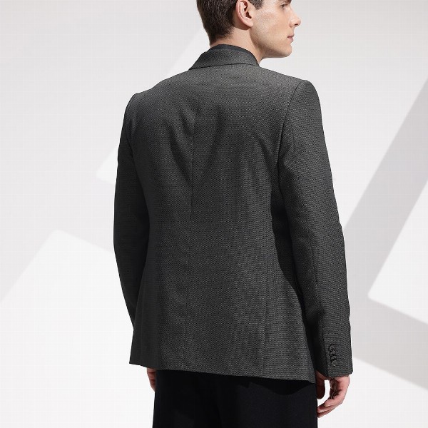 INVICTUS Self-Design Slim Fit Single-Breasted Smart Casual Blazer