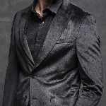 RARE RABBIT Men Mazey Tailored Fit Solid Single-Breasted Blazer