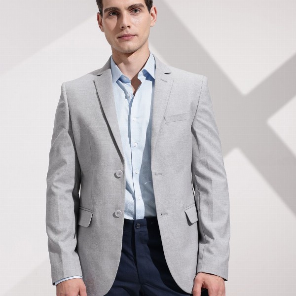 INVICTUS Single-Breasted Slim Fit Single-Breasted Semiformal Blazer