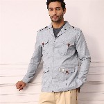 Mr Bowerbird Redloop Power Blazers Single-Breasted Tailored Fit Blazer with Shoulder Tabs