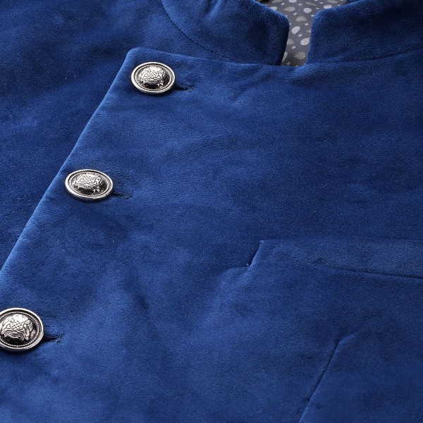 INVICTUS Velvet Finish Bandhgala