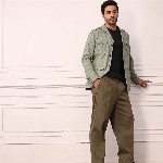 Mr Bowerbird Redloop Power Blazers Single-Breasted Tailored Fit Safari Blazer