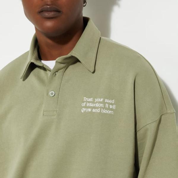 URB_N Men Oversized Embroidered Sweatshirt