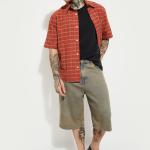 URB_N Men Check Relaxed Fit Shirt