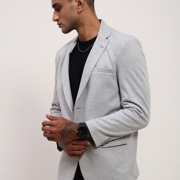 SHOWOFF Notched Lapel Single-Breasted Blazer