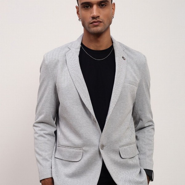SHOWOFF Notched Lapel Single-Breasted Blazer
