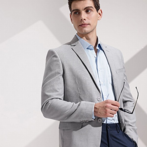 INVICTUS Single-Breasted Slim Fit Single-Breasted Semiformal Blazer