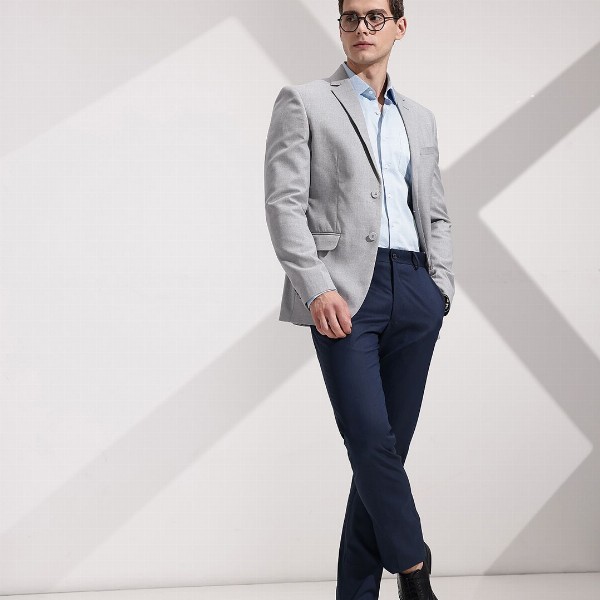 INVICTUS Single-Breasted Slim Fit Single-Breasted Semiformal Blazer