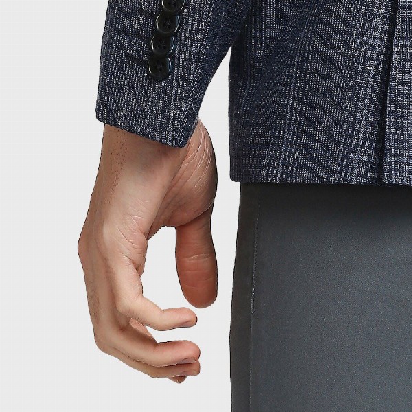 ColorPlus Redloop Power Blazers Checked Single-Breasted Regular Fit Formal Blazer