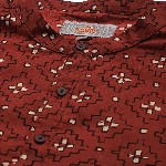 Anouk Men Red & Cream-Coloured Ethnic Motifs Printed Pure Cotton Short Kurta