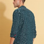 HERE&NOW Band Collar Cotton Short Kurta