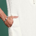 Sangria Men Solid Pure Cotton Kurta