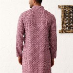Jompers Ethnic Motifs Embroidered Sequinned Mandarin Collar Straight Kurta