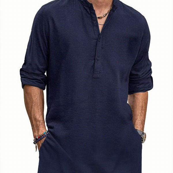 Anouk Men Solid Long Kurta