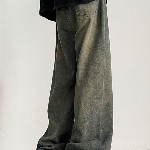 StyleCast x Revolte Men Wide Leg Medium Shade Jeans