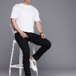 Louis Philippe Jeans Men Smart Slim Fit Mid-Rise Jeans