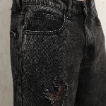 Hubberholme Men Relaxed Fit Mid Rise Hevay Distressed Cotton Jeans