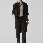 Andamen Men Casual Twill Woven Special Dye Wash Effect Straight Jeans