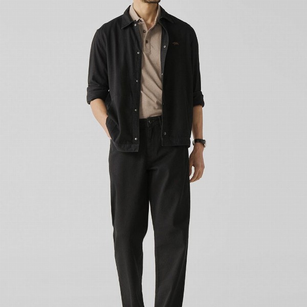 Andamen Men Casual Twill Woven Special Dye Wash Effect Straight Jeans