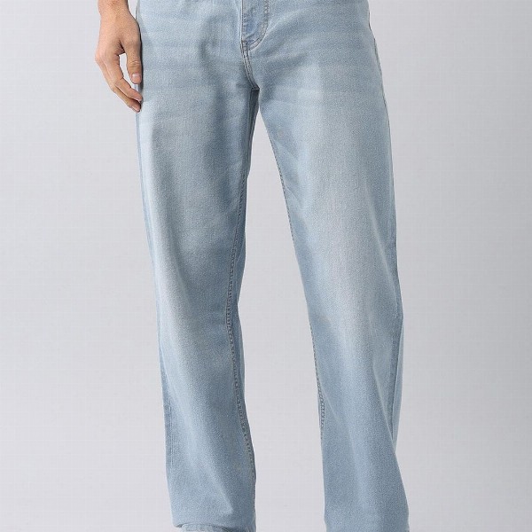 AD By Arvind Men Relaxed Fit Heavy Fade Jeans