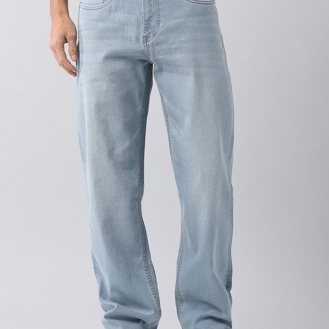 AD By Arvind Men Relaxed Fit Heavy Fade Jeans