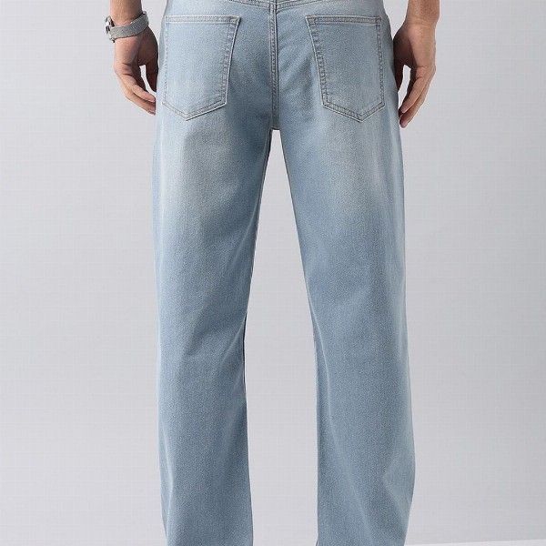 AD By Arvind Men Relaxed Fit Heavy Fade Jeans