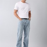 AD By Arvind Men Relaxed Fit Heavy Fade Jeans