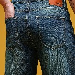 HERE&NOW Men Mid-Rise Acid Wash Crinkled Light Fade Pure Cotton Baggy Fit Jeans