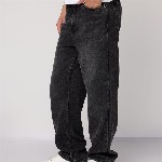 FREAKINS Men Cotton Straight Leg Mid Rise Jeans