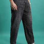 HIGHLANDER Men Loose Baggy Fit Light Fade Cotton Jeans