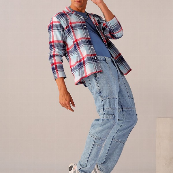 The Indian Garage Co Men Light Fade Jeans