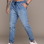 Roadster Men Jogger Light Fade Stretchable Jeans