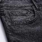 HERE&NOW Men Black Regular Fit Mid-Rise Clean Look Stretchable Jeans