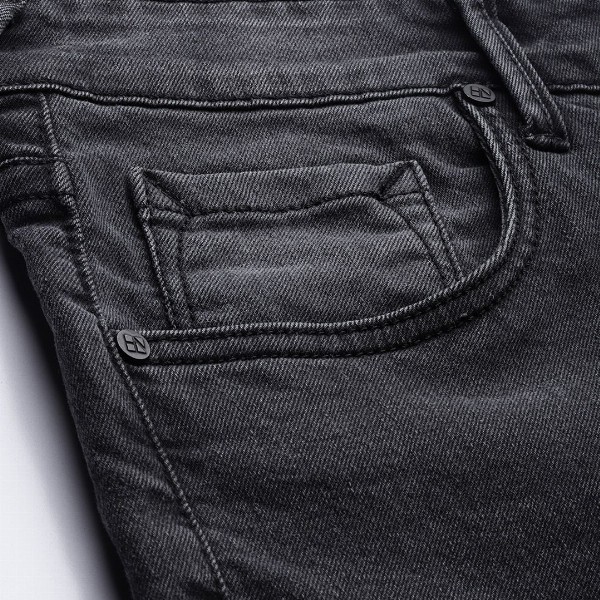 HERE&NOW Men Black Regular Fit Mid-Rise Clean Look Stretchable Jeans