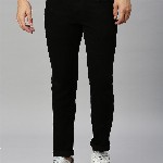Mast & Harbour Men Black Slim Fit Low-Rise Stretchable Jeans