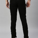 Mast & Harbour Men Black Slim Fit Low-Rise Stretchable Jeans