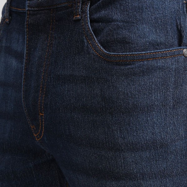 HIGHLANDER Men Blue Slim Fit Mid-Rise Clean Look Stretchable Jeans