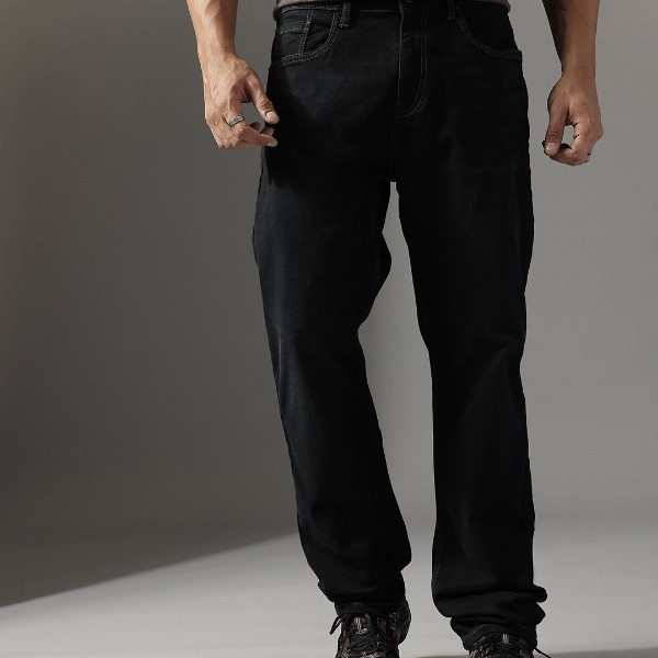 FCUK Men Relaxed Fit Stretchable Jeans