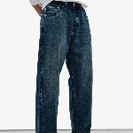 Snitch Men Baggy Fit Mid-Rise Light Fade Jeans