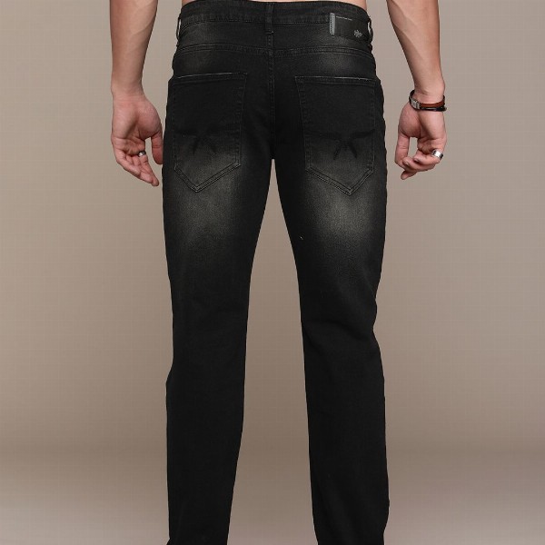 The Roadster Life Co. Men Slim Fit Heavy Fade Stretchable Jeans