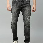 HERE&NOW Men Grey Smart Heavy Fade Clean Look Stretchable Jeans