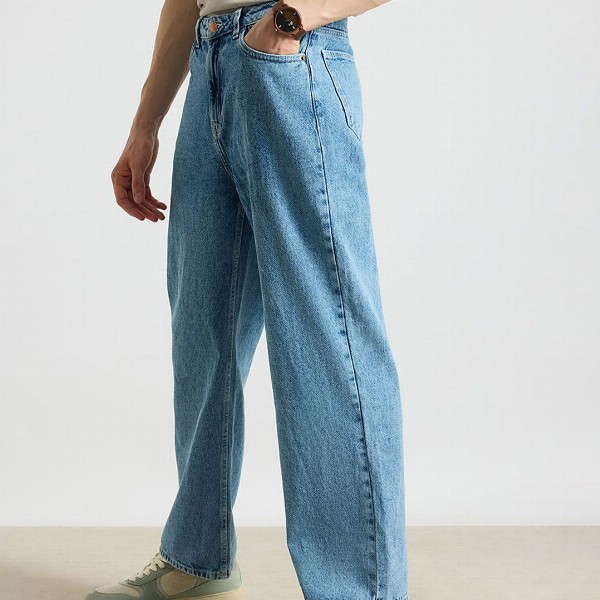 FREAKINS Men Cotton Straight Fit Mid-Rise Jeans