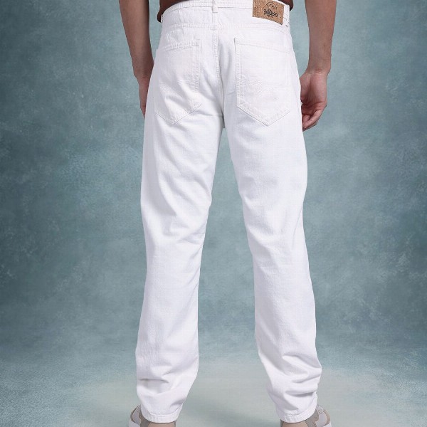 The Roadster Life Co. Men Mid-Rise Pure Cotton Regular Fit Jeans