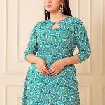 NUD Women Ethnic Motifs Printed Daily Cotton A-Line Kurta
